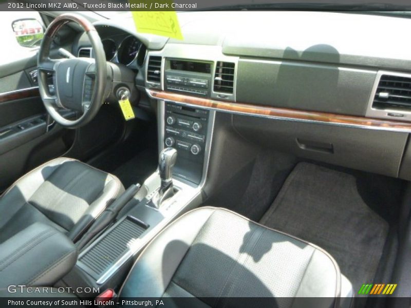 Tuxedo Black Metallic / Dark Charcoal 2012 Lincoln MKZ AWD