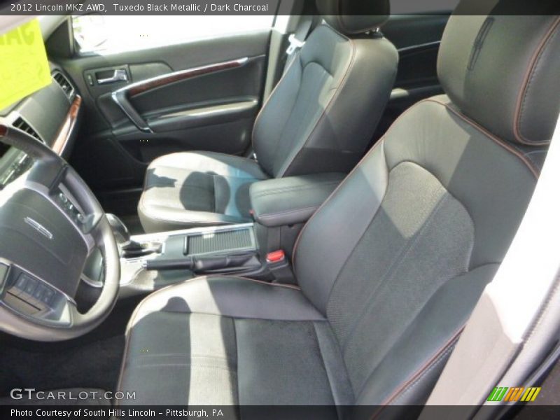 Tuxedo Black Metallic / Dark Charcoal 2012 Lincoln MKZ AWD