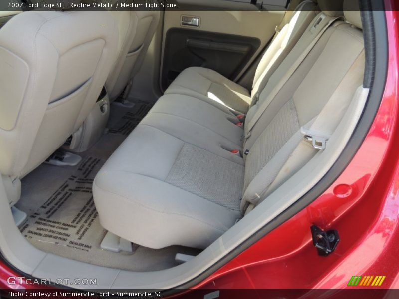 Redfire Metallic / Medium Light Stone 2007 Ford Edge SE