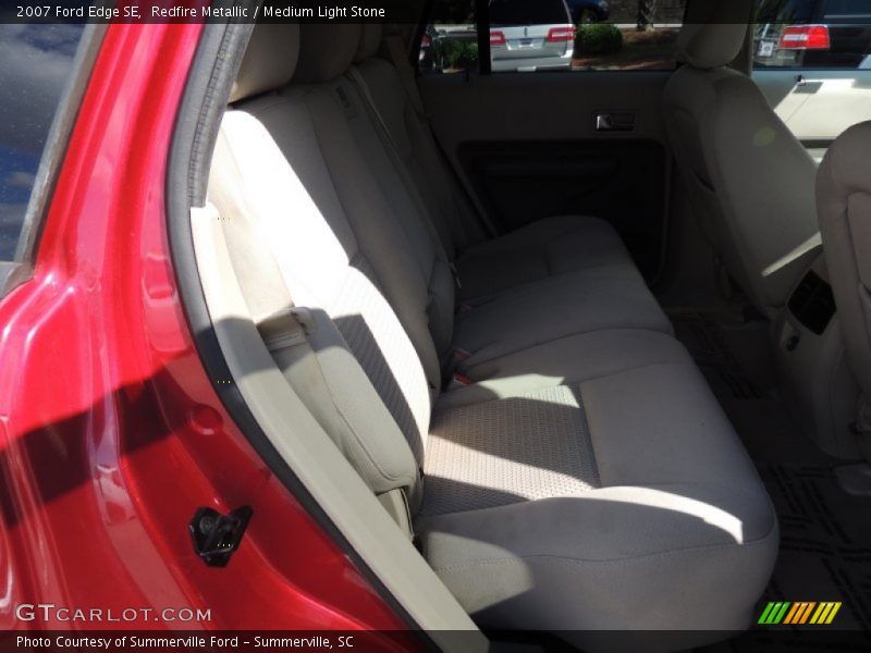 Redfire Metallic / Medium Light Stone 2007 Ford Edge SE