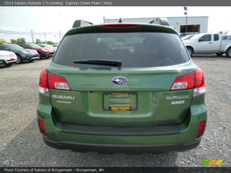 Cypress Green Pearl / Ivory 2014 Subaru Outback 2.5i Limited