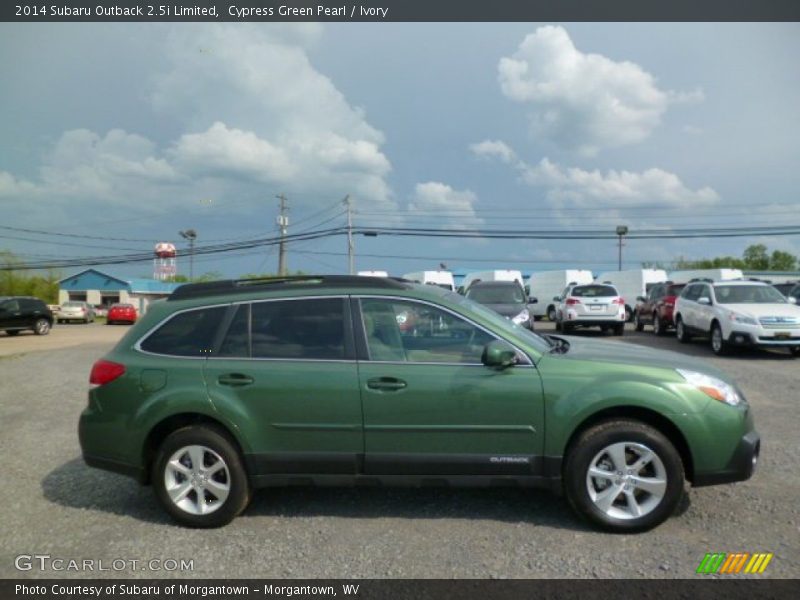Cypress Green Pearl / Ivory 2014 Subaru Outback 2.5i Limited