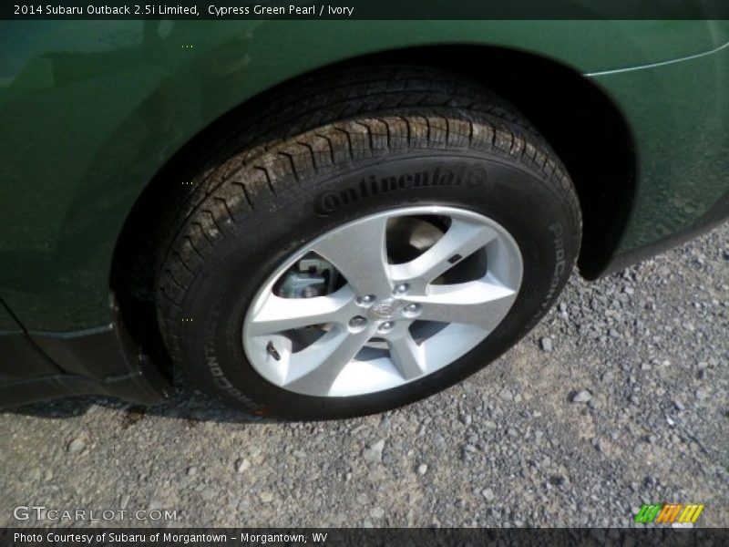 Cypress Green Pearl / Ivory 2014 Subaru Outback 2.5i Limited