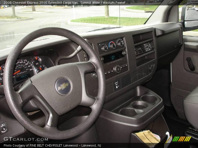 Summit White / Medium Pewter 2008 Chevrolet Express 2500 Extended Cargo Van