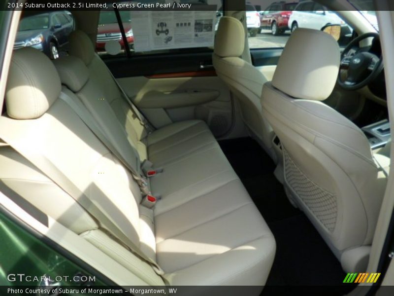 Cypress Green Pearl / Ivory 2014 Subaru Outback 2.5i Limited