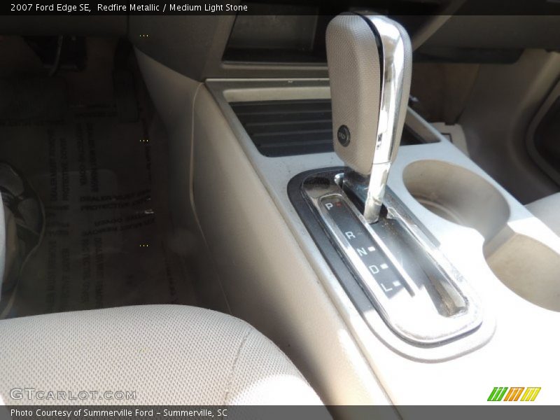 Redfire Metallic / Medium Light Stone 2007 Ford Edge SE