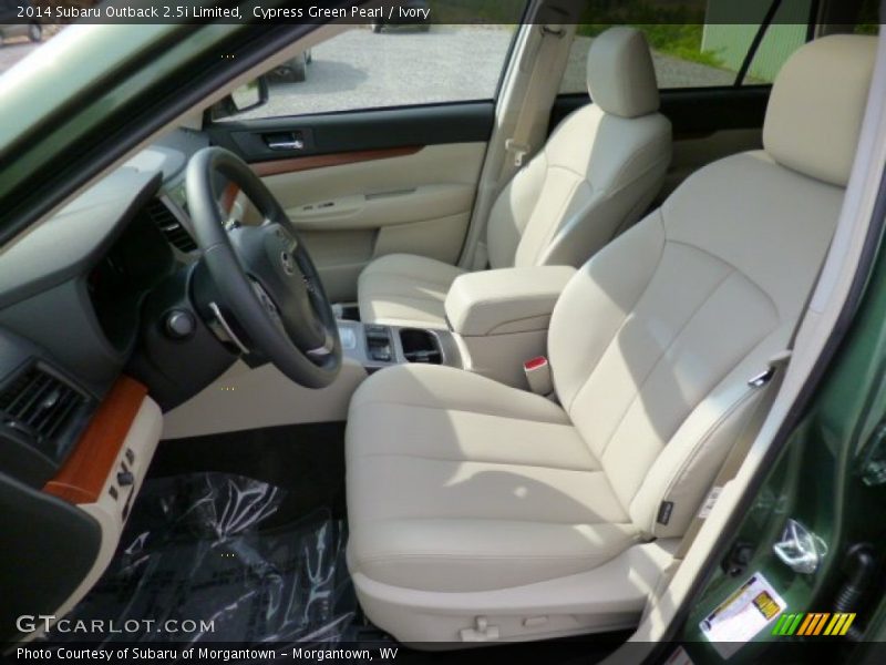 Cypress Green Pearl / Ivory 2014 Subaru Outback 2.5i Limited