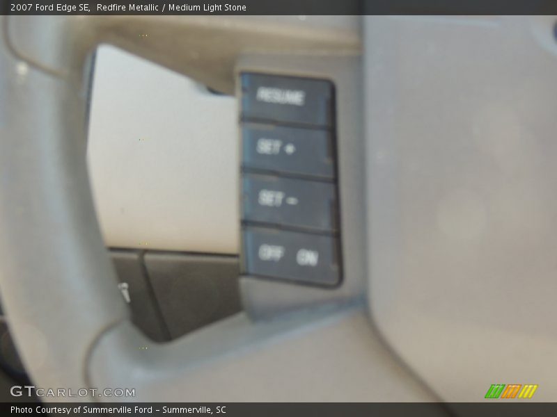 Redfire Metallic / Medium Light Stone 2007 Ford Edge SE