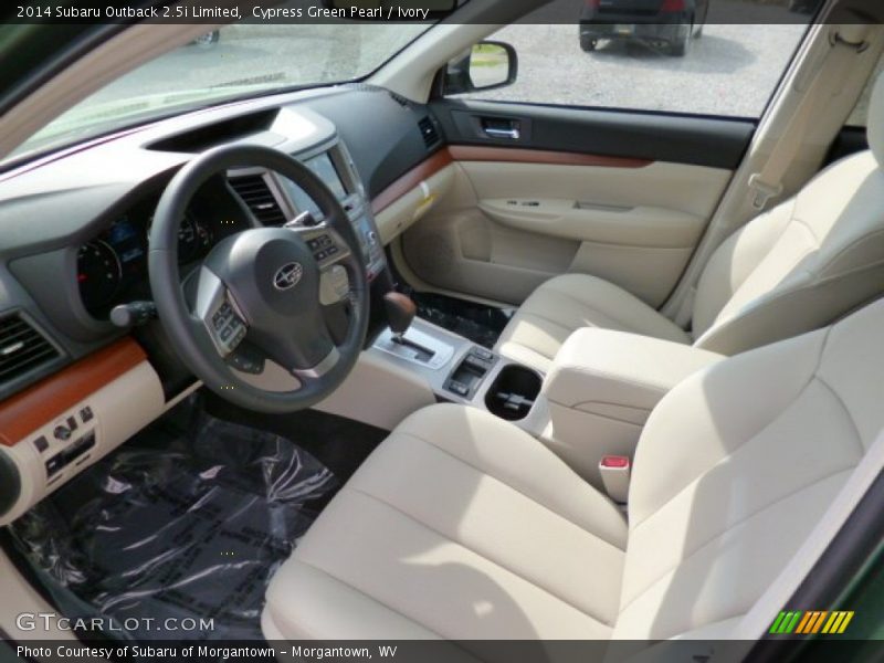 Cypress Green Pearl / Ivory 2014 Subaru Outback 2.5i Limited