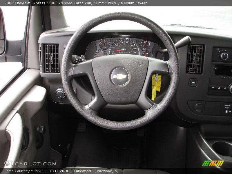 Summit White / Medium Pewter 2008 Chevrolet Express 2500 Extended Cargo Van