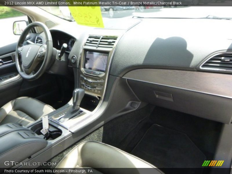 White Platinum Metallic Tri-Coat / Bronze Metallic/Charcoal Black 2012 Lincoln MKX AWD Limited Edition