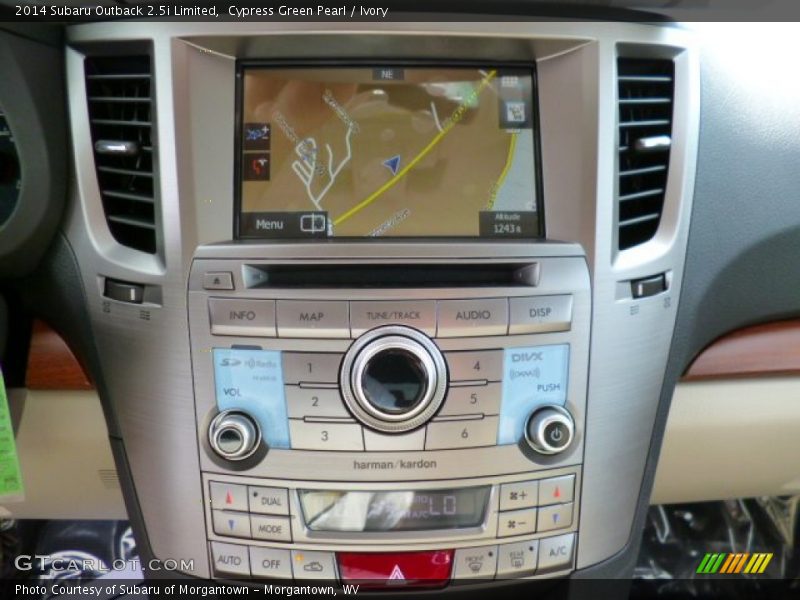 Cypress Green Pearl / Ivory 2014 Subaru Outback 2.5i Limited