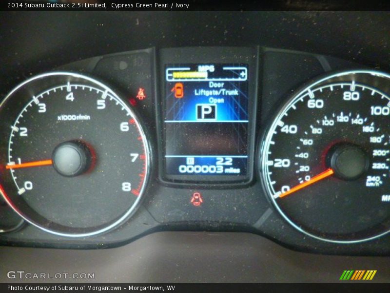 Cypress Green Pearl / Ivory 2014 Subaru Outback 2.5i Limited