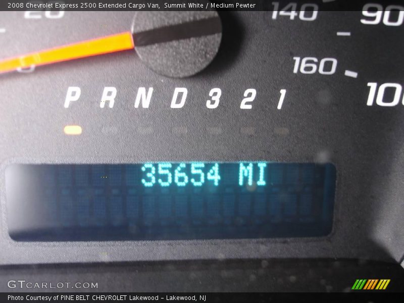 Summit White / Medium Pewter 2008 Chevrolet Express 2500 Extended Cargo Van