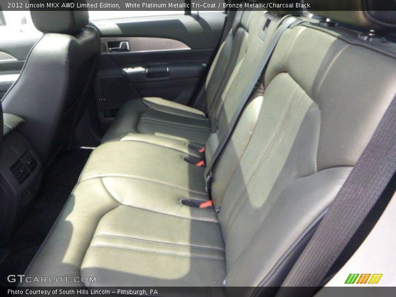 White Platinum Metallic Tri-Coat / Bronze Metallic/Charcoal Black 2012 Lincoln MKX AWD Limited Edition