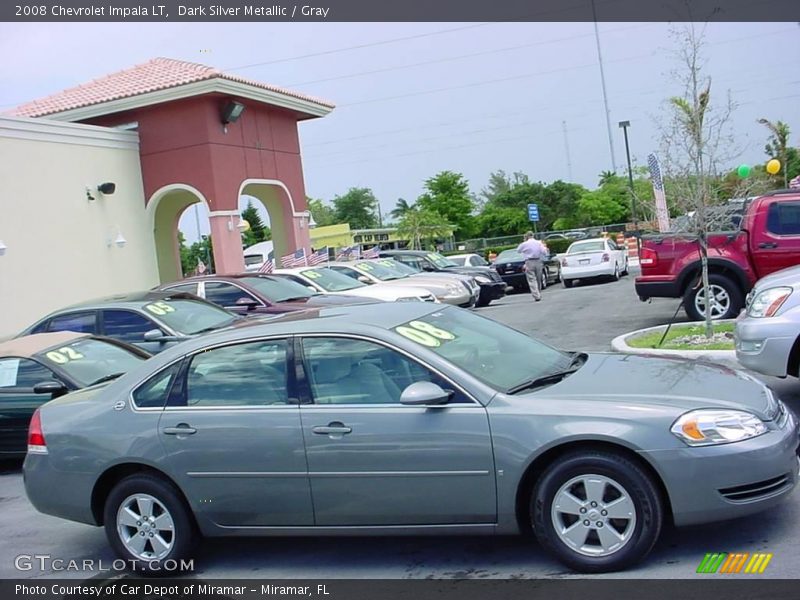 Dark Silver Metallic / Gray 2008 Chevrolet Impala LT