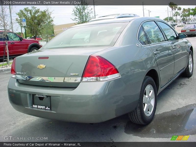 Dark Silver Metallic / Gray 2008 Chevrolet Impala LT