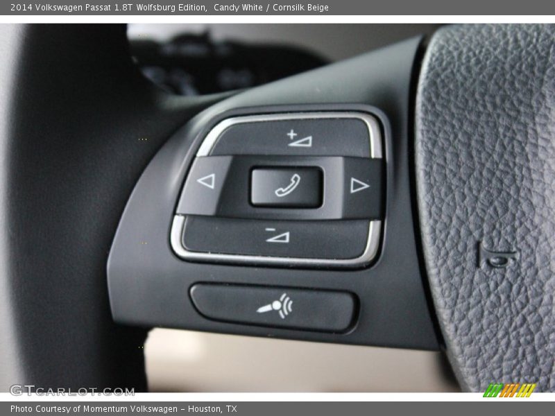 Candy White / Cornsilk Beige 2014 Volkswagen Passat 1.8T Wolfsburg Edition