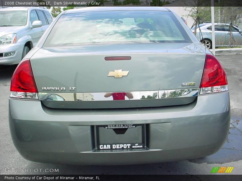 Dark Silver Metallic / Gray 2008 Chevrolet Impala LT