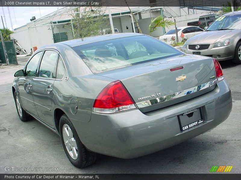 Dark Silver Metallic / Gray 2008 Chevrolet Impala LT