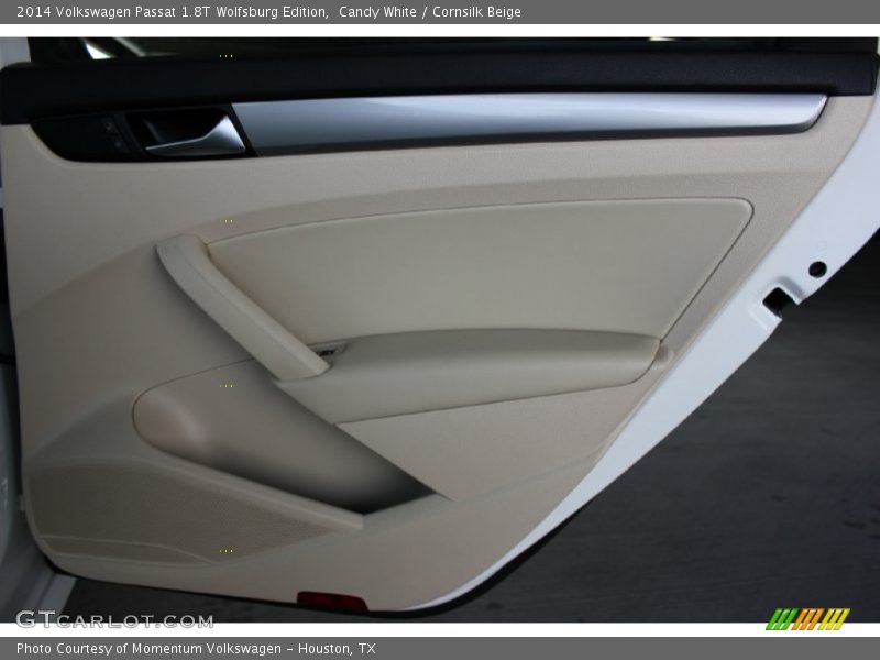 Candy White / Cornsilk Beige 2014 Volkswagen Passat 1.8T Wolfsburg Edition