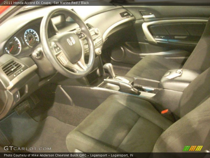 San Marino Red / Black 2011 Honda Accord EX Coupe