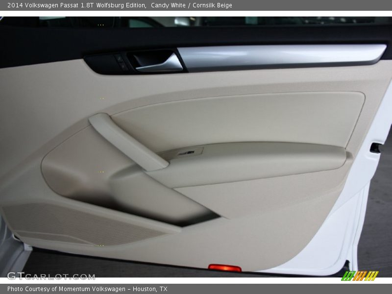 Candy White / Cornsilk Beige 2014 Volkswagen Passat 1.8T Wolfsburg Edition