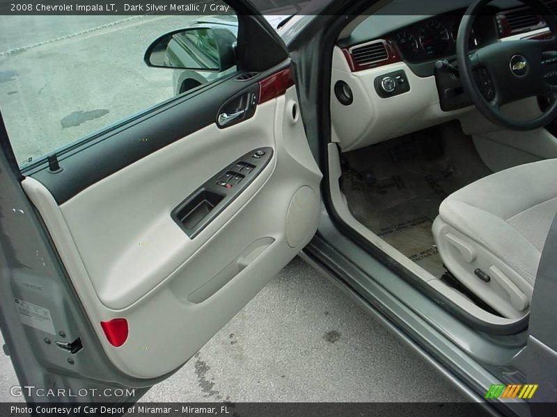 Dark Silver Metallic / Gray 2008 Chevrolet Impala LT