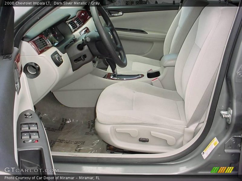 Dark Silver Metallic / Gray 2008 Chevrolet Impala LT