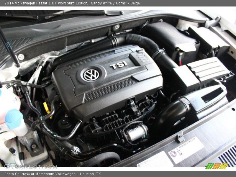 Candy White / Cornsilk Beige 2014 Volkswagen Passat 1.8T Wolfsburg Edition