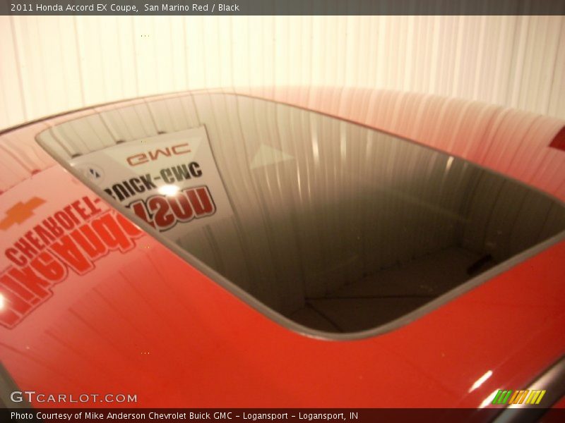 San Marino Red / Black 2011 Honda Accord EX Coupe