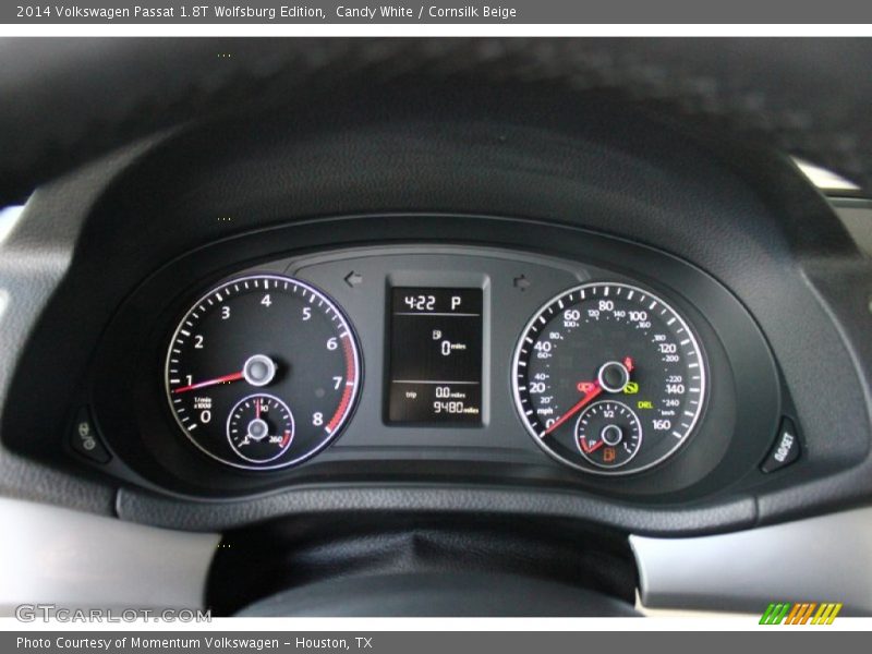 Candy White / Cornsilk Beige 2014 Volkswagen Passat 1.8T Wolfsburg Edition