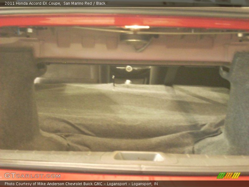 San Marino Red / Black 2011 Honda Accord EX Coupe