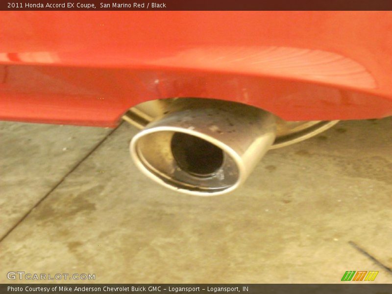San Marino Red / Black 2011 Honda Accord EX Coupe