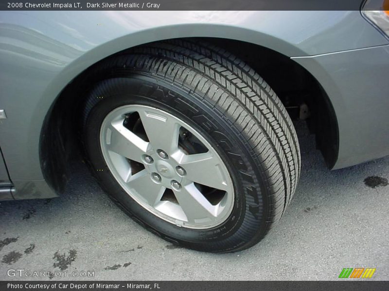 Dark Silver Metallic / Gray 2008 Chevrolet Impala LT