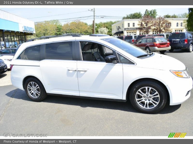Taffeta White / Gray 2011 Honda Odyssey EX-L