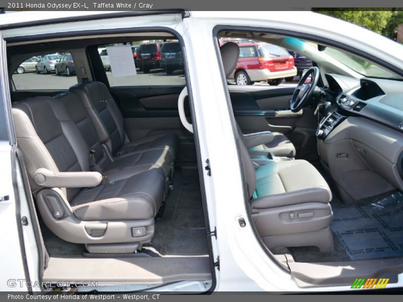 Taffeta White / Gray 2011 Honda Odyssey EX-L