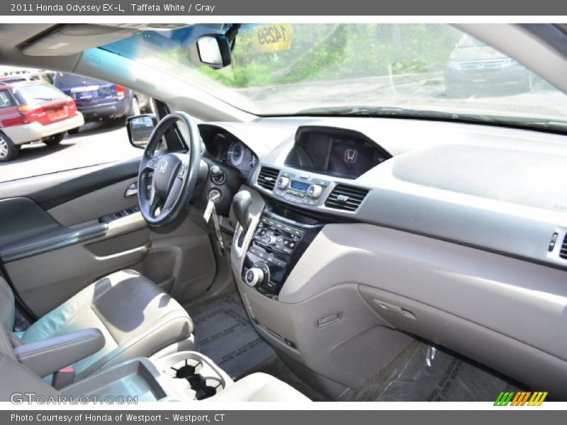 Taffeta White / Gray 2011 Honda Odyssey EX-L