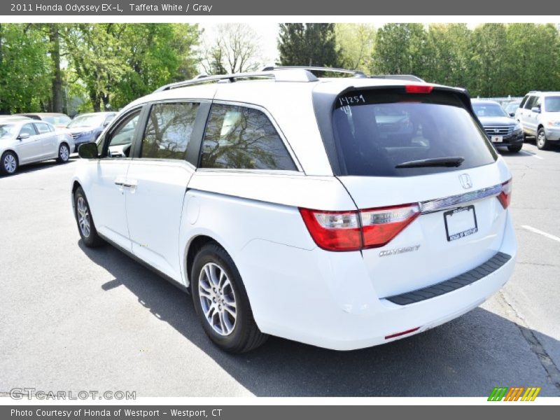 Taffeta White / Gray 2011 Honda Odyssey EX-L