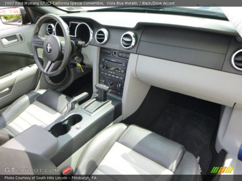 Vista Blue Metallic / Black/Dove Accent 2007 Ford Mustang GT/CS California Special Convertible