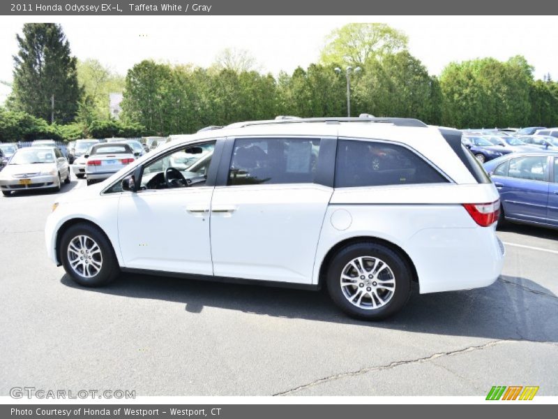 Taffeta White / Gray 2011 Honda Odyssey EX-L