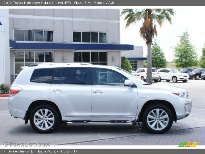 Classic Silver Metallic / Ash 2012 Toyota Highlander Hybrid Limited 4WD