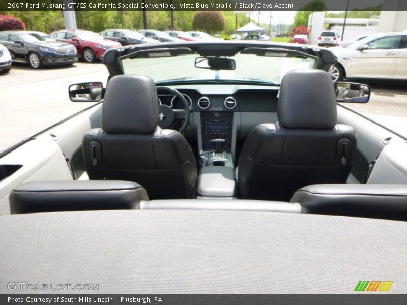 Vista Blue Metallic / Black/Dove Accent 2007 Ford Mustang GT/CS California Special Convertible