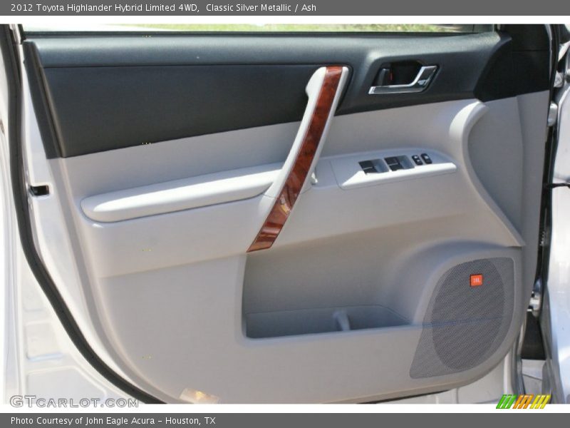 Classic Silver Metallic / Ash 2012 Toyota Highlander Hybrid Limited 4WD