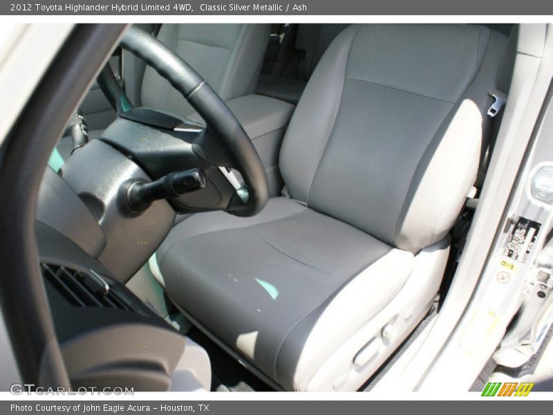 Classic Silver Metallic / Ash 2012 Toyota Highlander Hybrid Limited 4WD