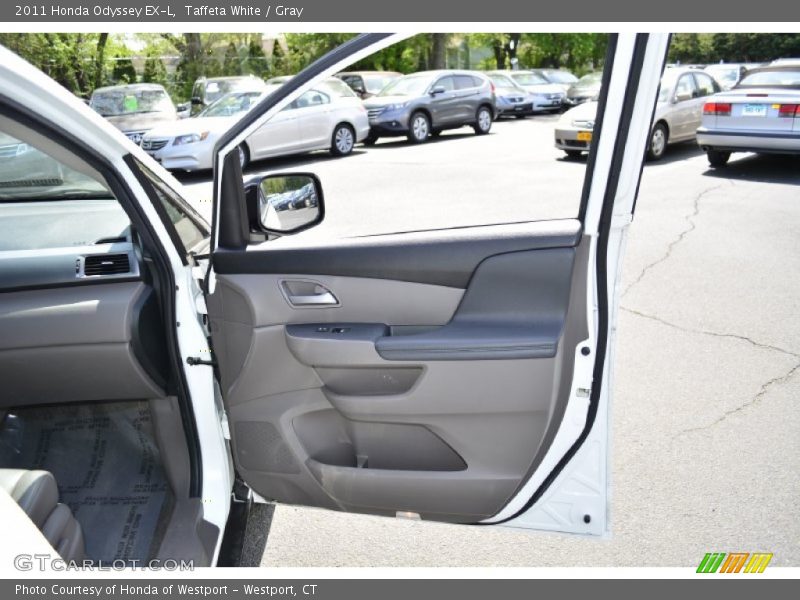 Taffeta White / Gray 2011 Honda Odyssey EX-L