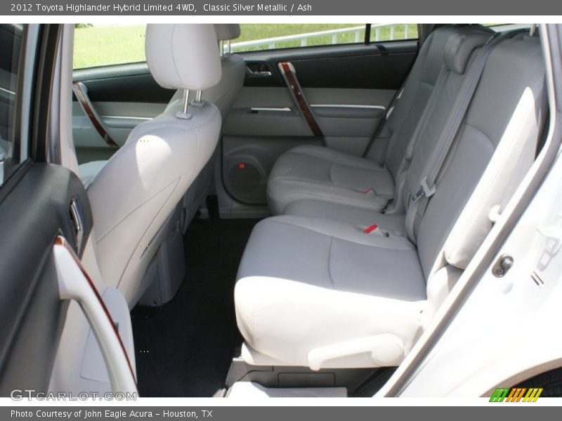 Classic Silver Metallic / Ash 2012 Toyota Highlander Hybrid Limited 4WD