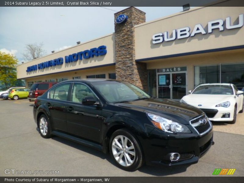 Crystal Black Silica / Ivory 2014 Subaru Legacy 2.5i Limited