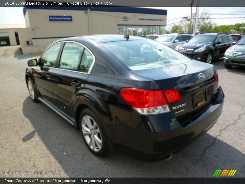 Crystal Black Silica / Ivory 2014 Subaru Legacy 2.5i Limited