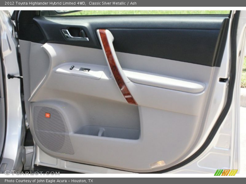 Classic Silver Metallic / Ash 2012 Toyota Highlander Hybrid Limited 4WD